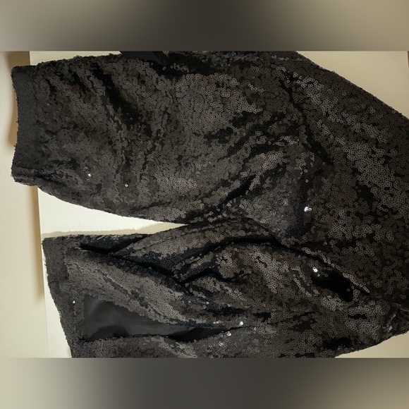 WAYF small Black sequin pants - Picture 2 of 8